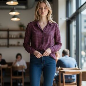 Halston women’s vintage secretary blouse H insignia size 12